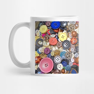 The Curious case of a lot of buttons Mug